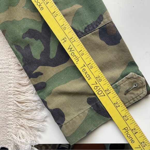 Vintage US Army Woodland Camouflage Jacket, Small Regular - Picture 9 of 11